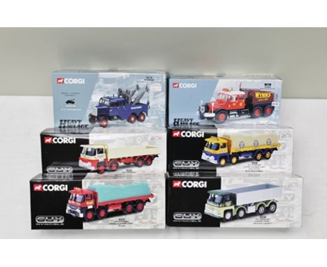 CORGI LIMITED EDITION DIE-CAST COMMERCIAL VEHICLES including 17502 Pickfords Scammell Constructor Wrecker, 17903 "Wynns" Scam