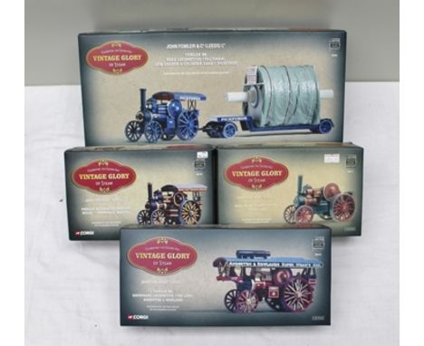 CORGI VINTAGE GLORY OF STEAM LIMITED EDITION DIE-CAST VEHICLES including 80102 Fowler B6 road locomotive (Tallisman) low load