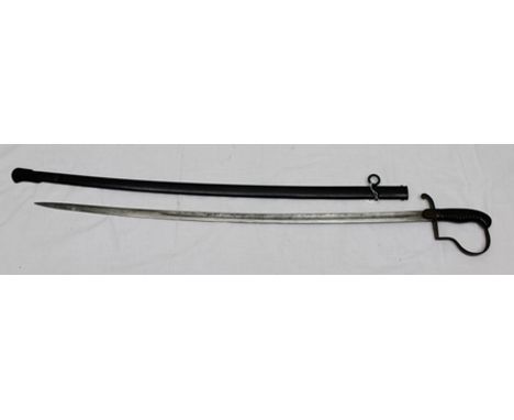 AN IMPERIAL GERMAN OFFICER'S SWORD "Geer Mannsschaftsabel", model 1890, circa 1910, overall length including scabbard 98cm, b