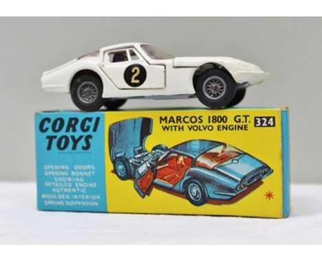 CORGI TOYS DIE-CAST VEHICLE NO.324 MARCOS 1800 GT with Volvo engine, in OVB 