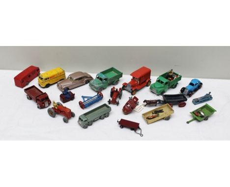 A QUANTITY OF SMALL SCALE DIE-CAST VEHICLES, including;- Matchbox Lorry no. 10, in original card box 