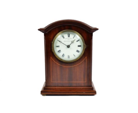A 20th Century Eureka 1000 day electric clock, white enamel dial with Arabic numerals signed 'Eureka Clock Co Ltd.', pattern 