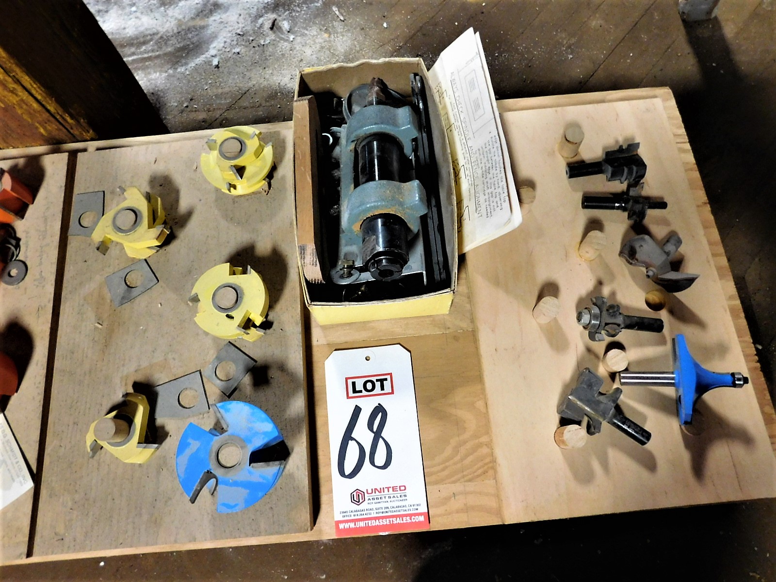 LOT ASSORTMENT OF HIGH QUALITY WOOD SHAPER CUTTERS