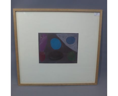 John McLean (British, b.1939), an abstract study, etching with aquatint, edition of 2000, signed in pencil lower right. H.21c
