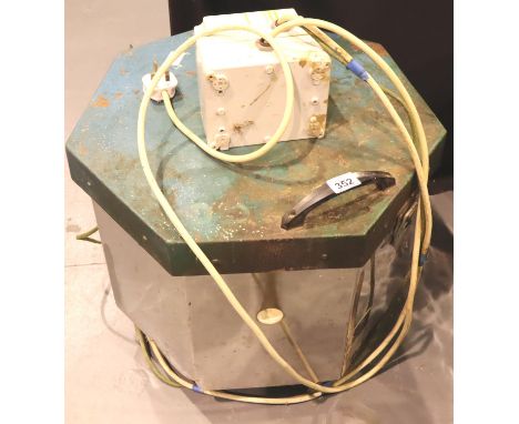 Portable ceramic kiln with power unit, H: 46 cm. Not available for in-house P&amp;P, contact Paul O'Hea at Mailboxes on 01925