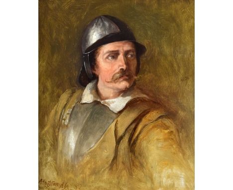 John Adam Plimmer Houston R.S.A. (British 1812-1884) A pair of military portraits One signed and dated '82, oil on board (2).
