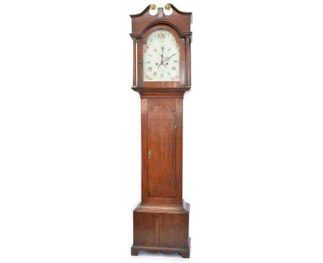 James Moore, Warminster longcase clock James Moore, Warminster, early 19th century longcase clock, 8-day movement striking on