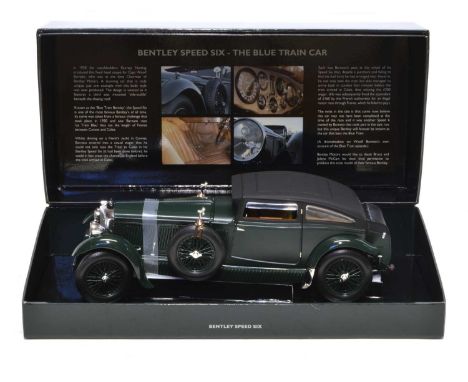 Minichamps 1:18 scale model of a Bentley Speed Six - The Blue Train Car Minichamps 1:18 scale model of a Bentley Speed Six - 