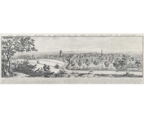 Samuel and Nathaniel Buck (British 17th/18th century) "The South-West Prospect of Manchester, in the County Palatine of Lanca