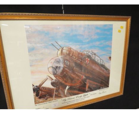 A STEVE HARPER PRINT 'BY DAWNS EARLY LIGHT', EXAMPLE IS NUMBER 1 ARTISTS RESERVE PRINT, HAND SIGNED WITH CERTIFICATE AND PRIN