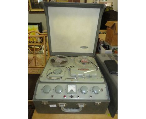 A LARGE FERROGRAPH REEL TO REEL TAPE RECORDER