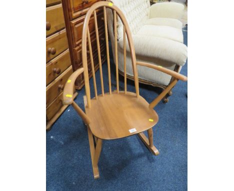 ERCOL STYLE ROCKING CHAIR