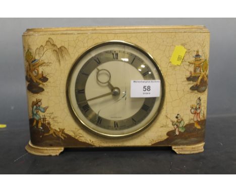 A ORIENTAL STYLE MANTLE CLOCK