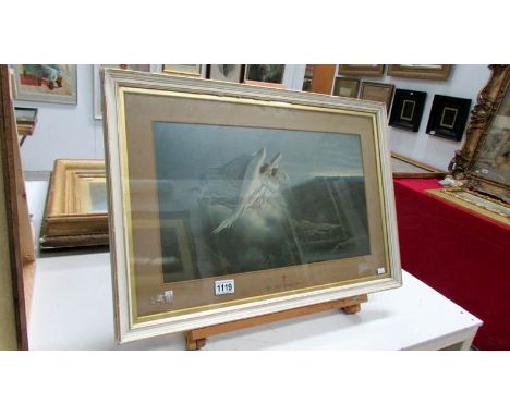 A framed and glazed 19th century print 'The First Easter Dawn', image 48 x 29cm