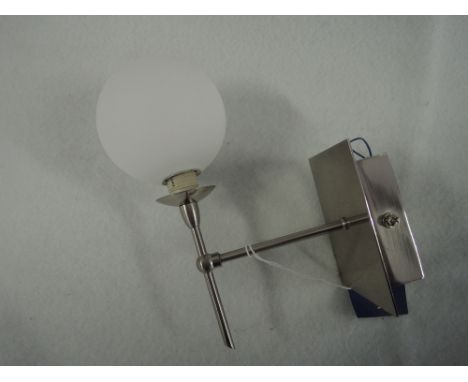 Small globe wall light