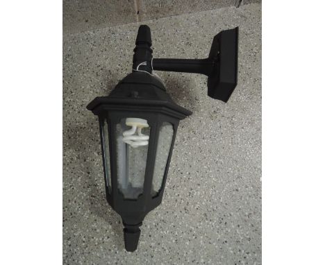 A wall bracket outside light