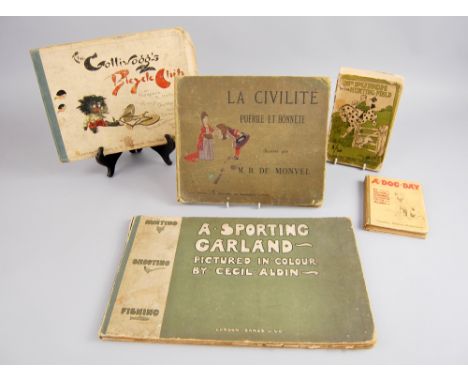 Collection of Early 20th century Children's books: Sporting Garland illustrated by Cecil Aldin, Published Sands and Co, The G