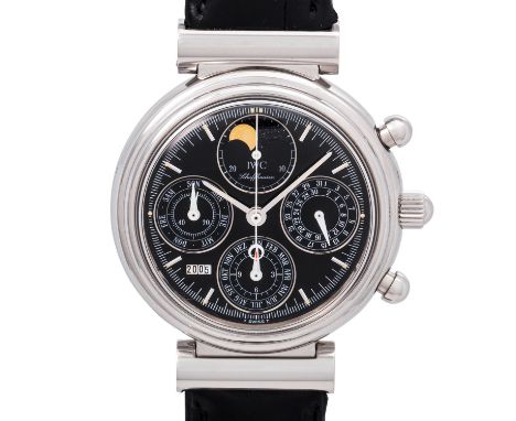 IWC Schaffhausen Da Vinci Ewiger Kalender, Ref. IW375030. Full Set 1998. Edelstahl. Automatik-Werk Kal. 79261, sehr gute Gang