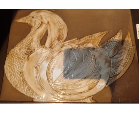Ceramic wall plaque of a duck by Rea 