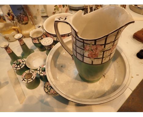 Stuart ceramic jug and bowl set 