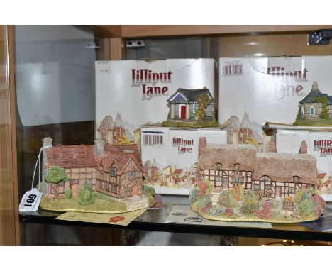 TWENTY SIX LILLIPUT LANE SCULPTURES, from The Midlands, The North, The South East and The South West, mostly boxed and with d