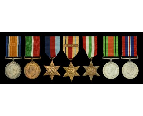 The extremely well-documented campaign group of seven awarded to Captain C. H. Wilkinson, Royal Corps of Signals, late Wirele