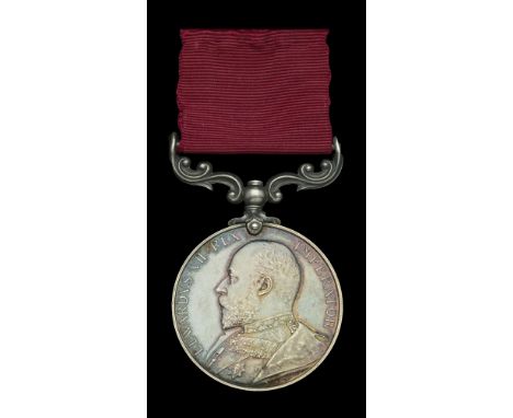 Army Meritorious Service Medal, E.VII.R. (B.S. Mjr: T. Ashley. R.A.) toned, nearly extremely fine £80-£100