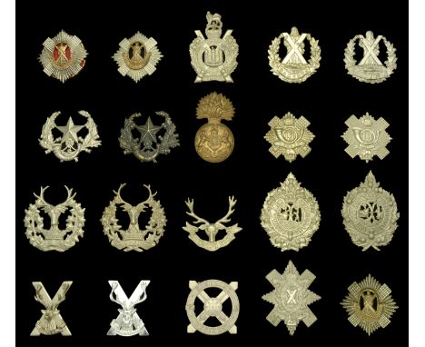 Scottish Badges. A selection of Scottish badges including Royal Scots, Royal Scots Fusiliers, King’s Own Scottish Borderers, 
