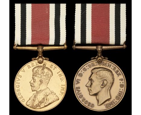 Special Constabulary Long Service Medal (2), G.V.R., 1st issue (William Hillson); G.VI.R., 1st issue (Edmund C. Pacey.); toge