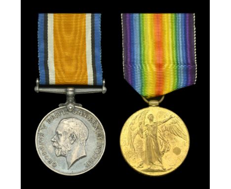 Pair: Worker Agnes S. Fulton, Queen Mary’s Army Auxiliary Corps  British War and Victory Medals (1273 Wkr. A. S. Fulton. Q.M.