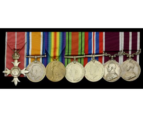 A Second War M.B.E. group of seven awarded to Acting Lieutenant-Colonel T. Redfearn, Royal Army Ordnance Corps, who had previ