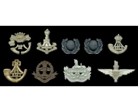 Miscellaneous Economy Plastic Cap Badges. A selection of 6 economy plastic cap badges to Line Regiments, comprising Yorkshire