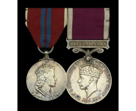 Pair: Warrant Officer Class I R. W. Murray, Royal Army Dental Corps  Coronation 1953, unnamed as issued; Army L.S. & G.C., G.