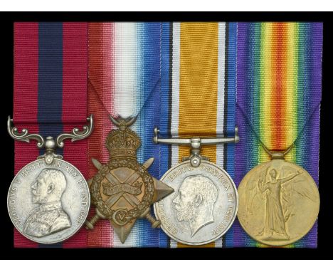 A Great War ‘First Day of the Somme’ D.C.M. group of four awarded to Company Sergeant-Major J. Porter, King’s Royal Rifle Cor