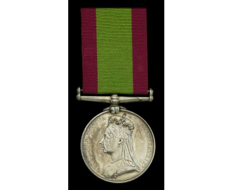 Afghanistan 1878-80, no clasp (Cap. F. R. Ditmas, 15th Ben. Cav.) good very fine £300-£400  ---  Provenance: Bill and Angela 