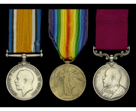 Family Group:  Pair: Captain F. C. Mower, M.C., Royal Field Artillery, who was twice mentioned in despatches and awarded the 