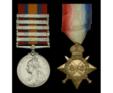 Pair: Brigadier-General R. Hoare, C.M.G., D.S.O., 4th Hussars, who commanded the 2nd Dismounted Brigade, Egyptian Expeditiona