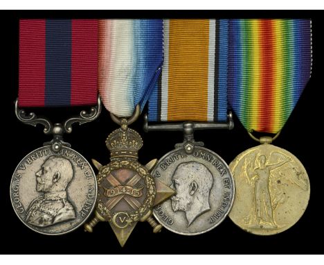 A Great War ‘Battle of the Somme 1916’ D.C.M. group of four awarded to Sergeant A. R. Matthew, 8/10th Battalion, Gordon Highl