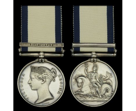 Naval General Service 1793-1840, 1 clasp, 14 Dec Boat Service 1814 (John M. Laws) nearly extremely fine  £4,000-£5,000 --- Im