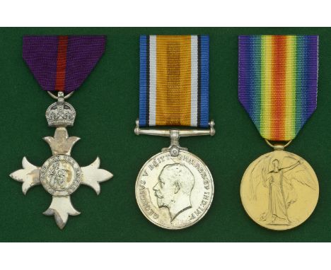 A Great War M.B.E. group of three awarded to Deputy Administrator Violet D. A. Lyon, Queen Mary’s Army Auxiliary Corps  The M