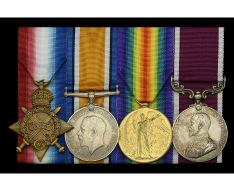 Four: Warrant Officer Class II R. Yale, Loyal North Lancashire Regiment  1914-15 Star (6843 Sjt. R. Yale. L. N. Lan. R.); Bri