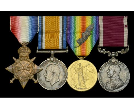Four: Second Lieutenant E. G. Farrell, Royal Garrison Artillery  1914-15 Star (98624 Mr. Gnr. E. G. Farrell. R.G.A.); British