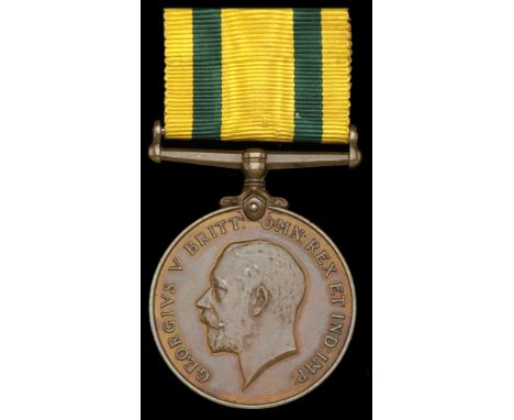 Territorial Force War Medal 1914-19 (376 Bmbr. R. Mc Laren. R.A.) good very fine £70-£90  ---  Robert McLaren served with the