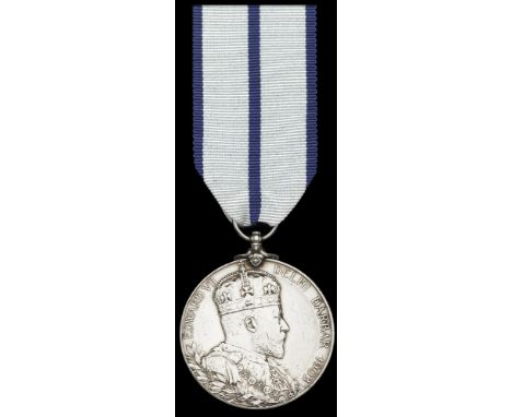 Delhi Durbar 1903, silver (90298 Tptr.: E. J. Hill R.H.A.) contemporarily engraved naming, lacking integral silver riband buc