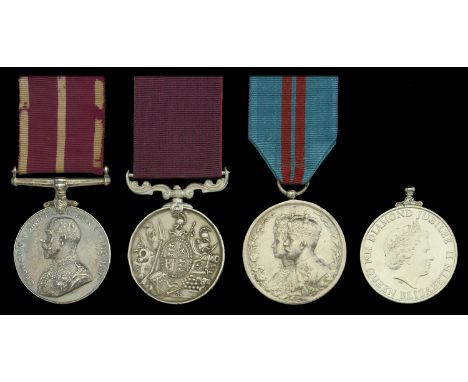 Damaged and Defective Medals (4): Army Meritorious Service Medal, G.V.R., 2nd issue with fixed suspension, naming erased, and