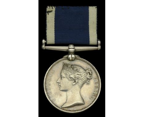 Royal Navy L.S. & G.C., V.R., narrow suspension (Wm. King, Writer 1st Cl: H.M.S. Osprey.) impressed naming, light contact mar