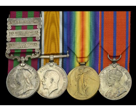 Four: Gunner E. C. S. Ward, Royal Artillery, and Police Constable, Metropolitan Police  India General Service 1895-1902, 3 cl