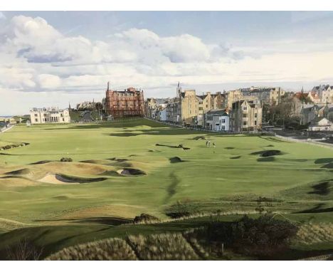 GRAEME W BAXTER,VIEW FROM THE OLD COURSE HOTELsigned print