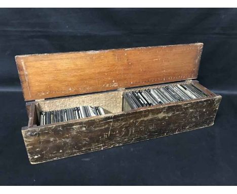 LOT OF VICTORIAN GLASS LANTERN SLIDES - ALL OF EARLY RAILWAY INTEREST
