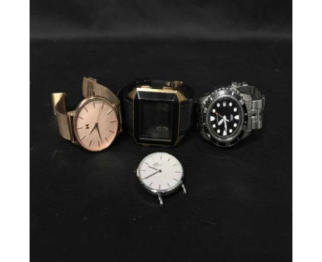 LOT OF GENTLEMAN'S AND LADY'S WRIST WATCHESinlcuding Skagen, Accurist, Fossil, Casio and Pulser examples